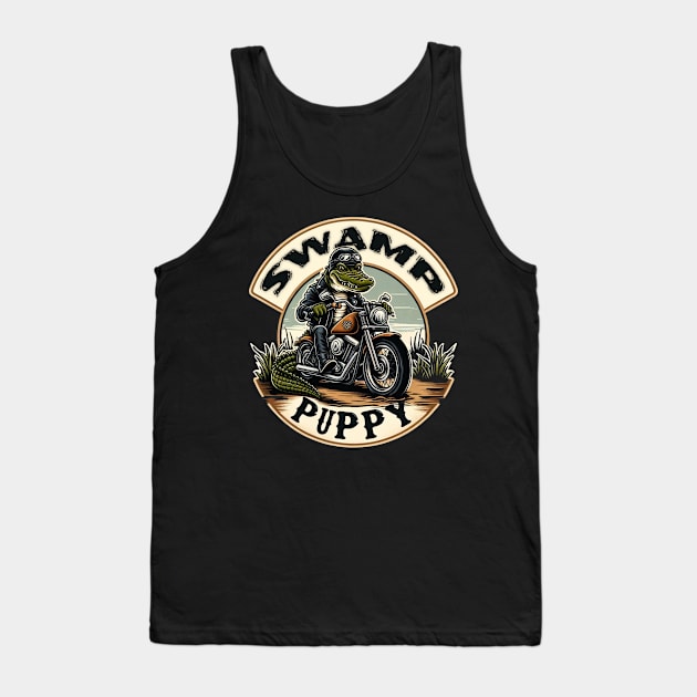 Swamp Puppy Tank Top by WolfeTEES